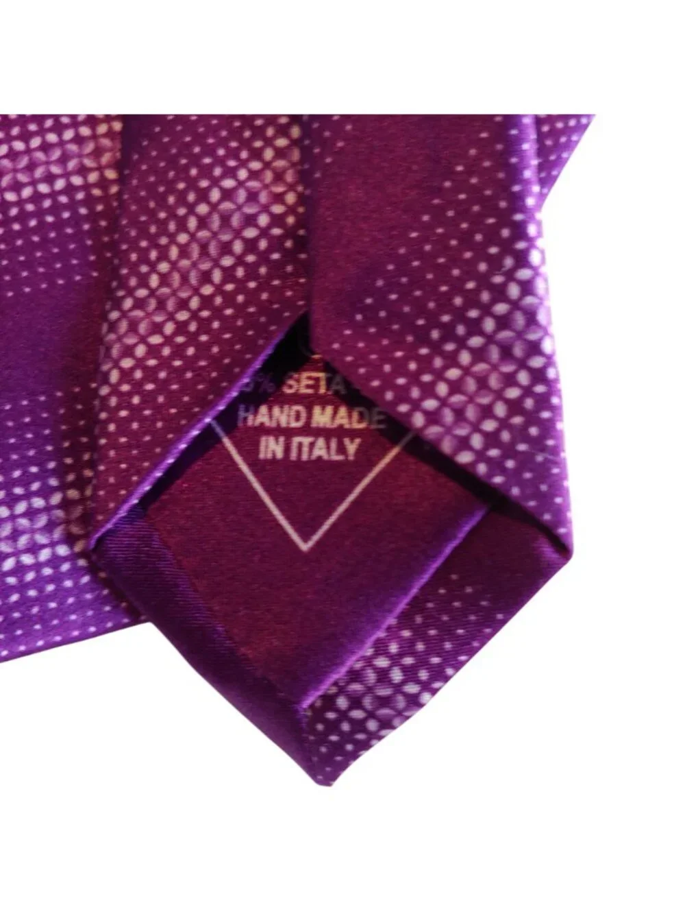 Brioni Handmade Silk Tie Purple Orchid Diagonal Stripe Woven Italy Luxury CEO